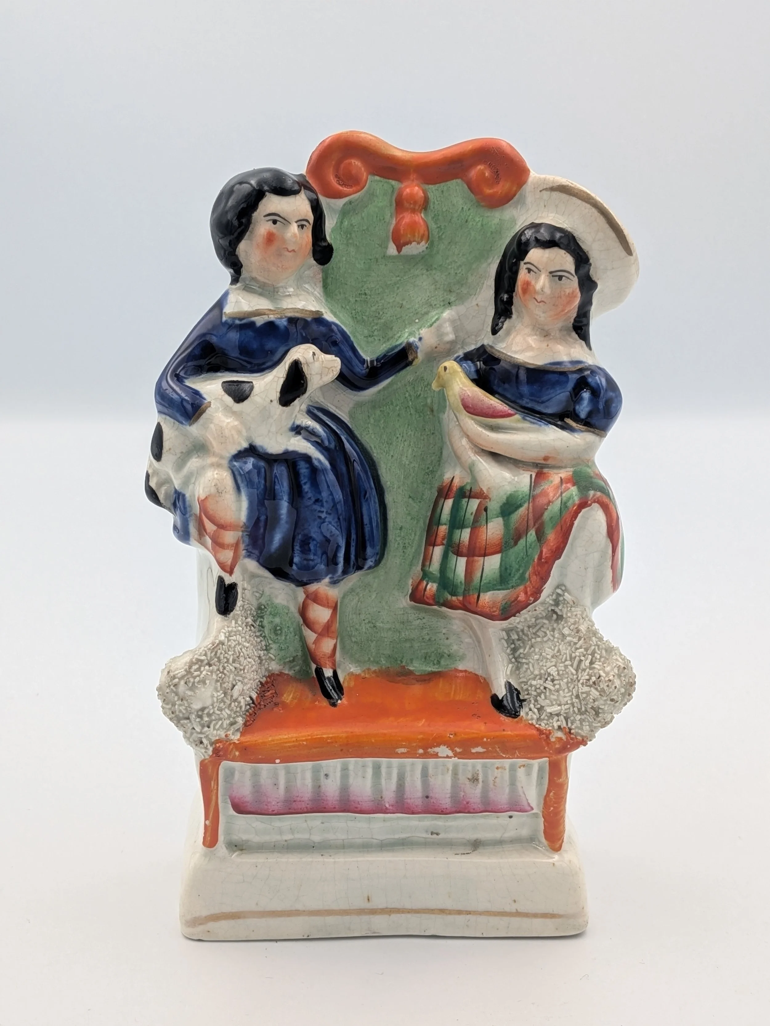 Prince of Wales and Princess Royal on a Chair