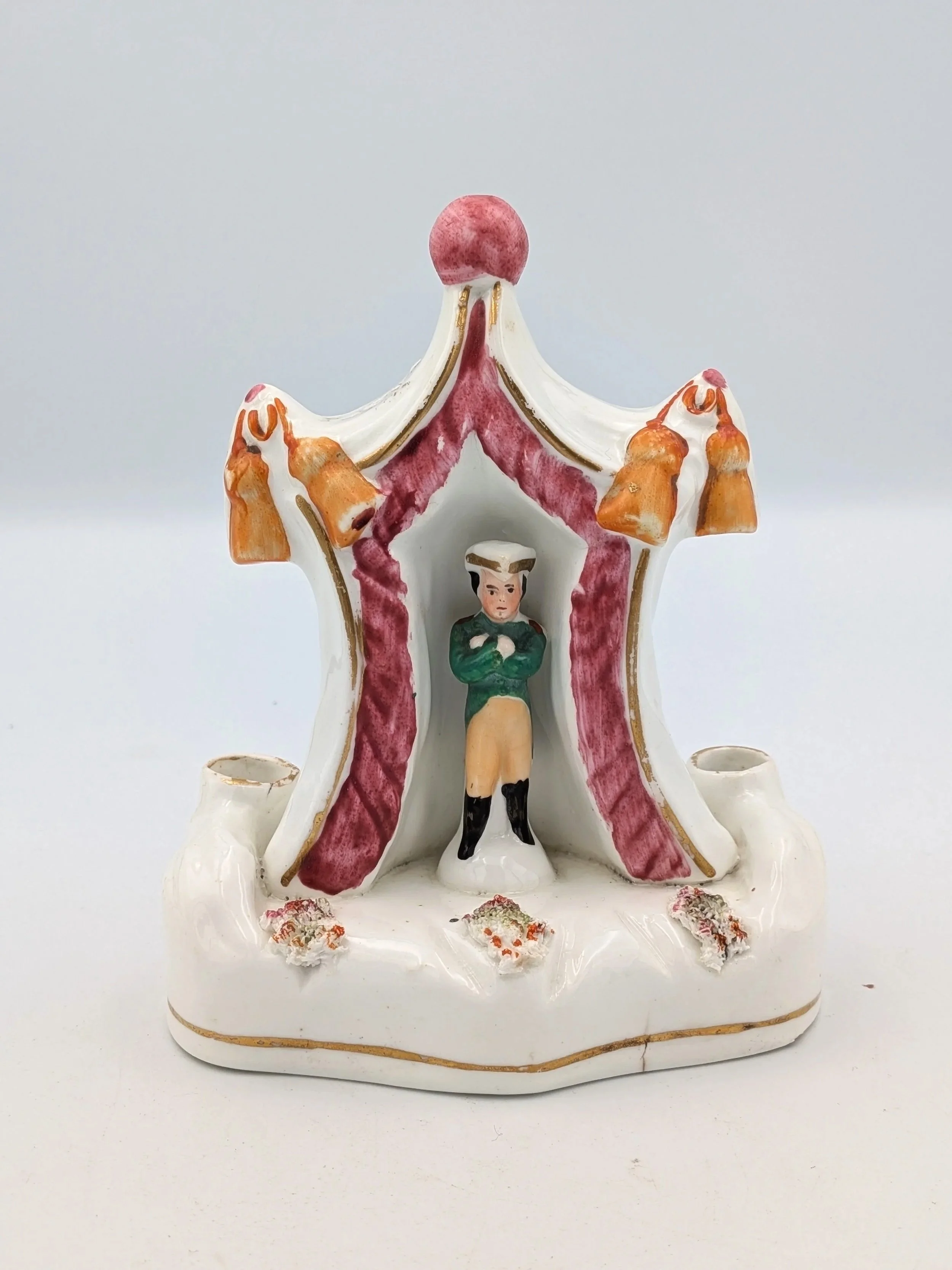 Napoleon in a Tent - Quill Holder (Dudson Factory)