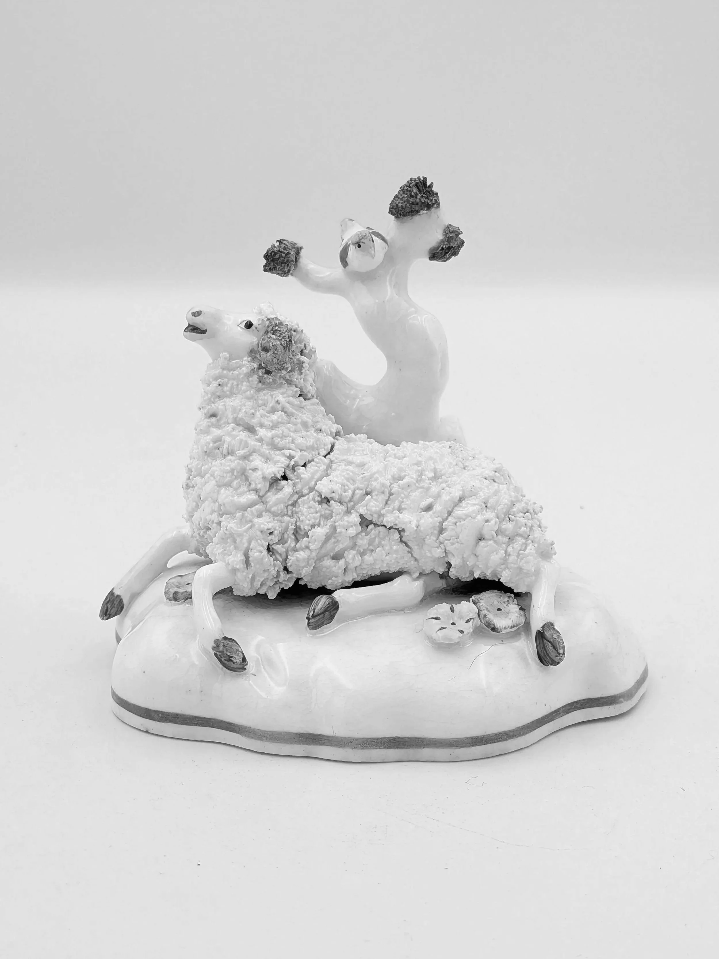 SOLD - Sheep and Bird (Dudson Factory)