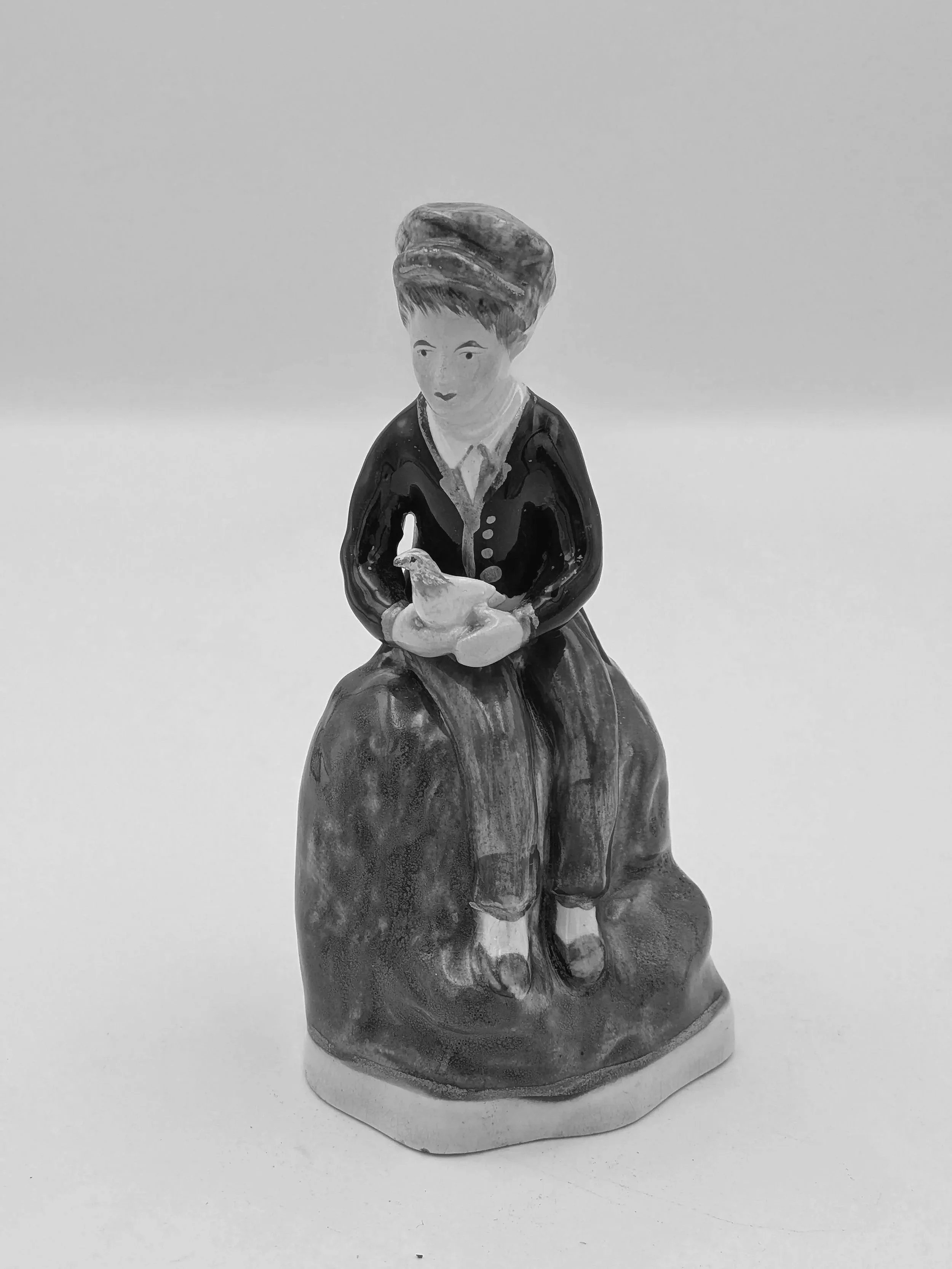 SOLD - Seated Boy with Dove