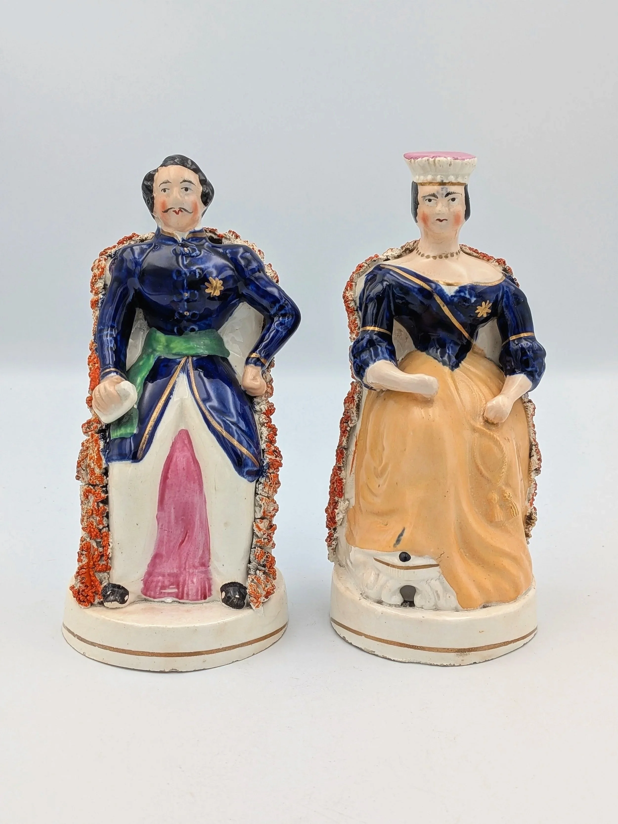 Seated Prince Albert and Queen Victoria