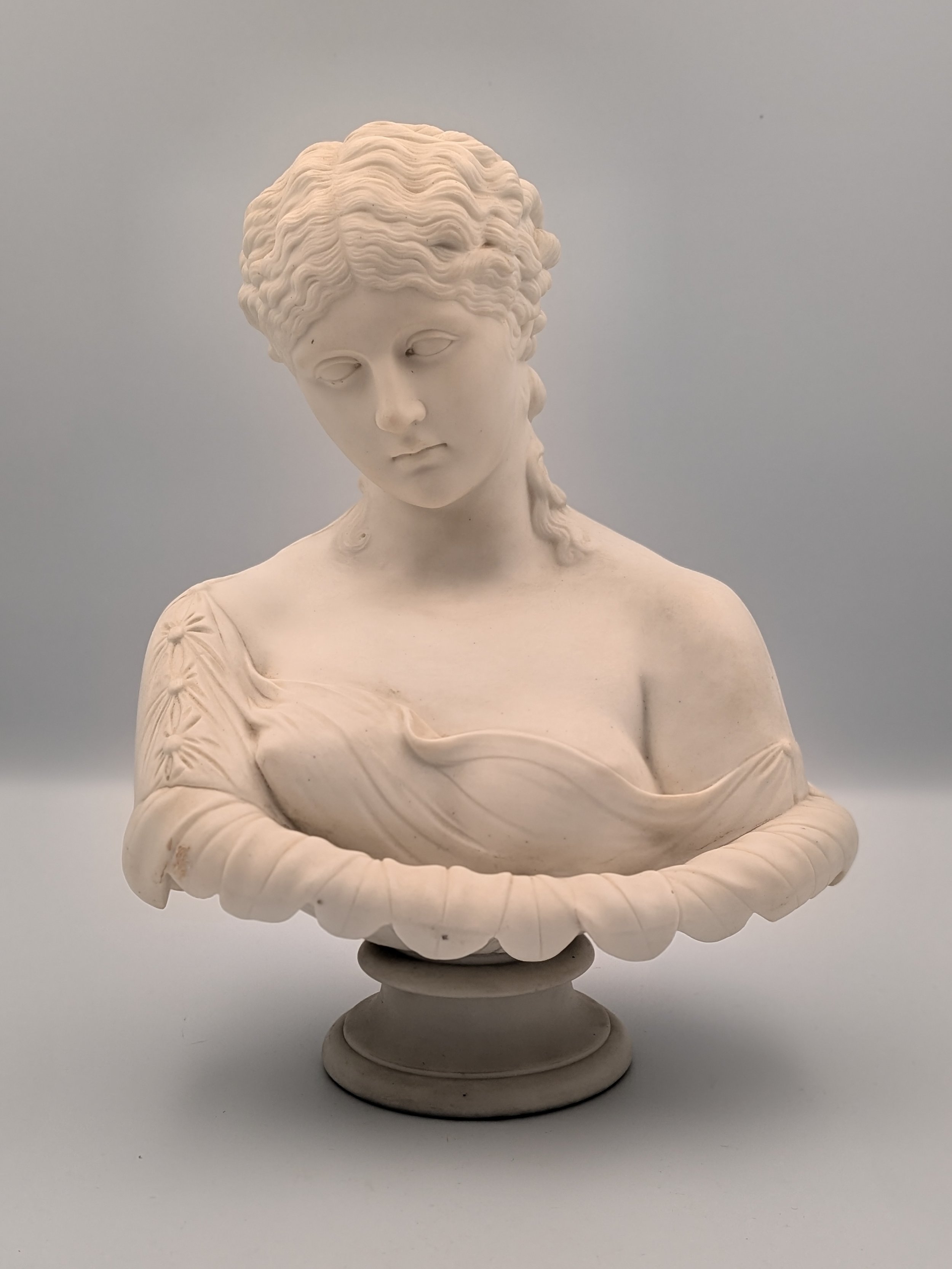Parian Bust of Clytie the Water Nymph (c. 1870)