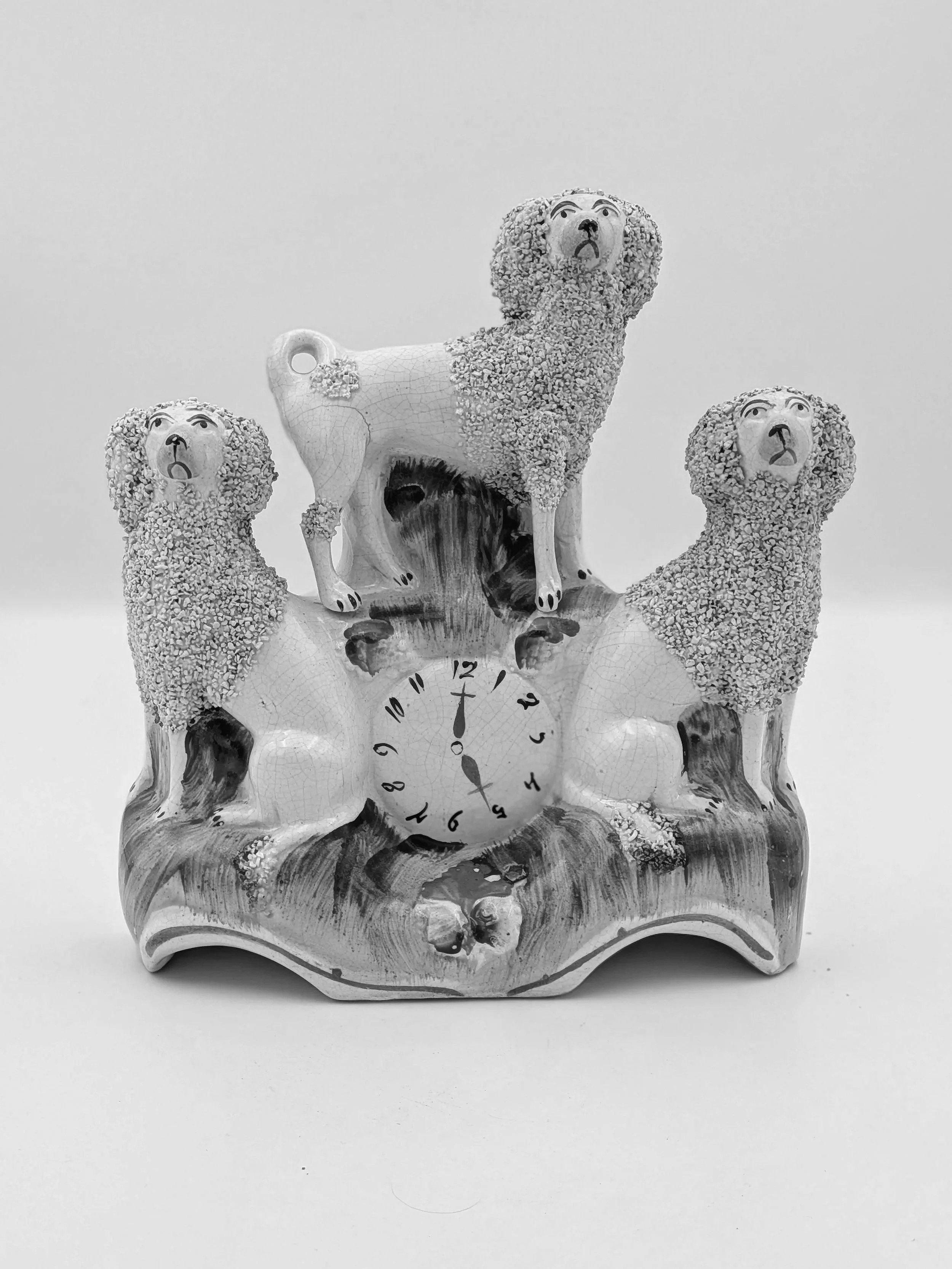 SOLD - Poodle Clock Group