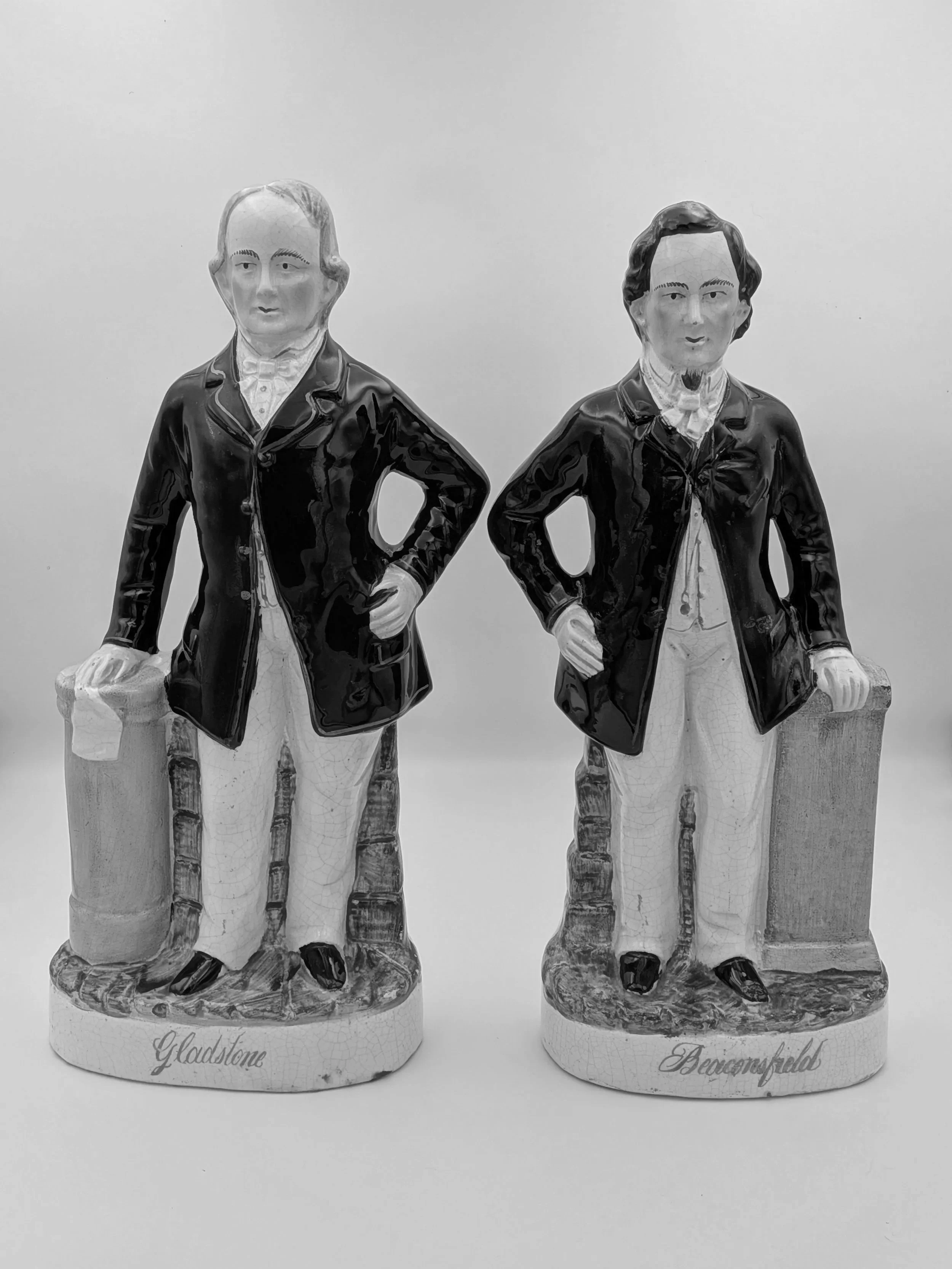 SOLD - Gladstone and Disraeli (Beaconsfield)