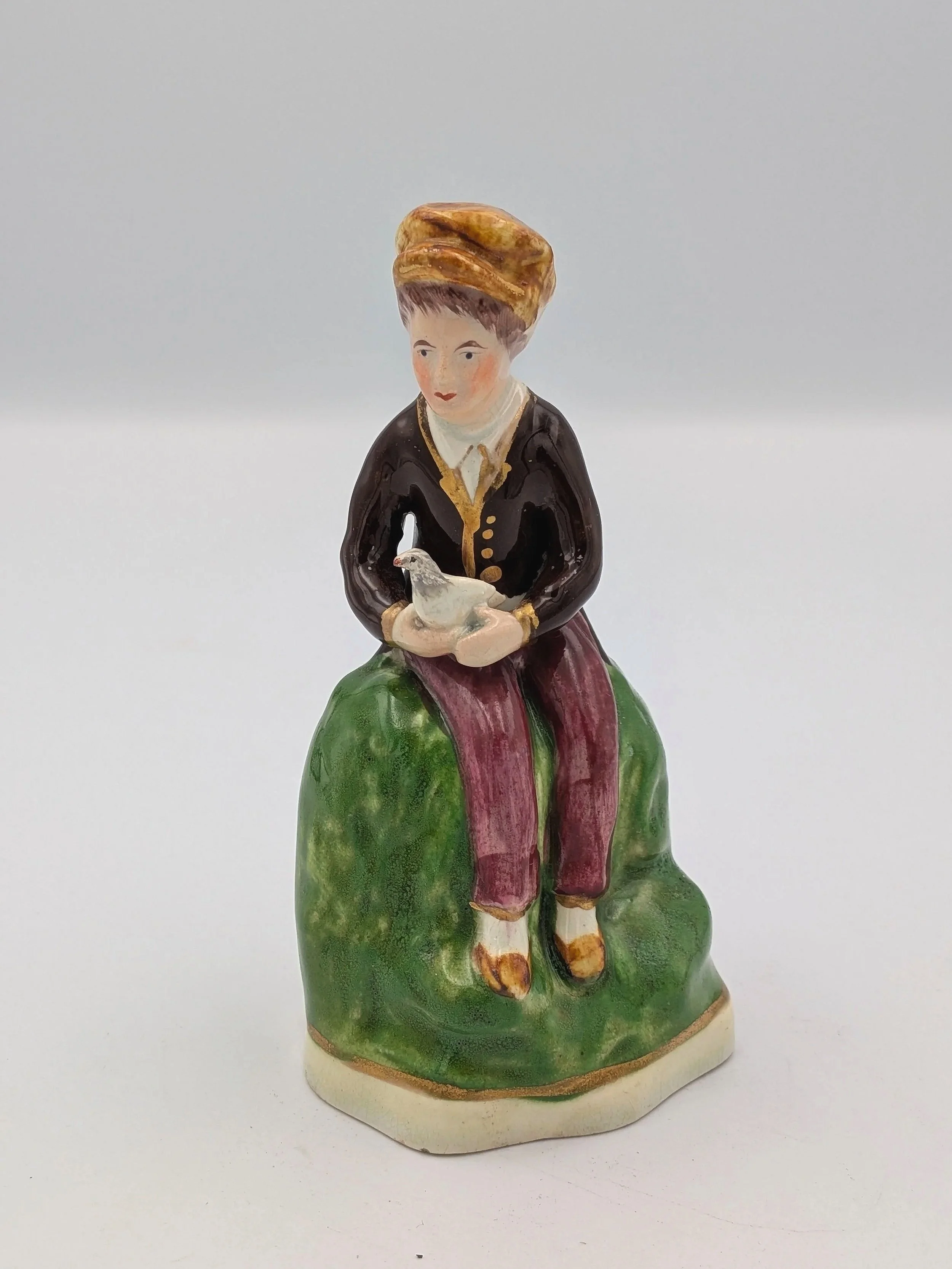 Seated Boy with Dove