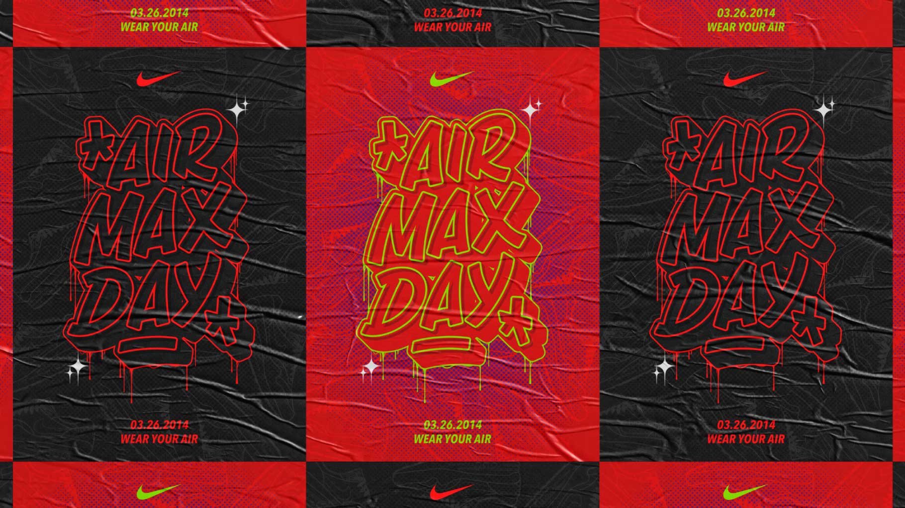 Wheat paste poster design