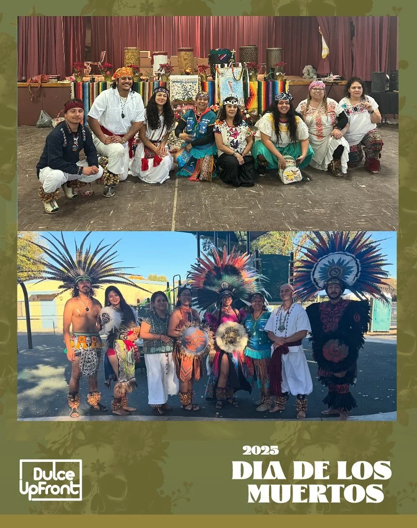 NOV 1st Dia De Los Muertos / Dulce Upfront 
Son Jarocho Performance Son Auikatl 
+ Danza Ceremony Grupo Tonalkalko 

12-10pm / free / Van Ness btwn Weldon &amp; Yale

50+ community altars / live performances 
Muertos Fashion Show / Church service + c