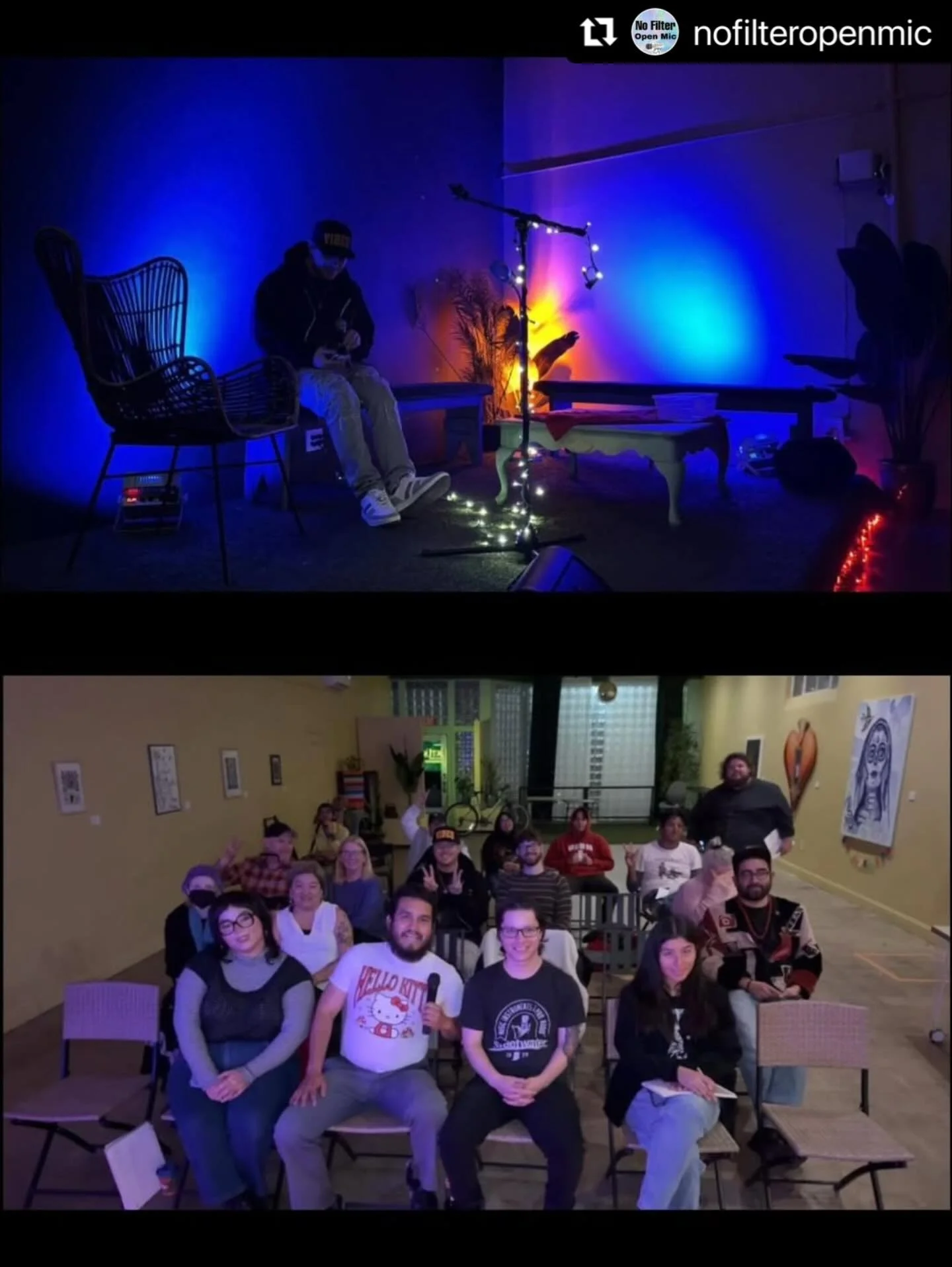 #Repost @nofilteropenmic 
Another beautiful No Filter Open Mic🥹🎤

Thank you to everyone who joined us and made it such a special night😊

We will be back in December for our last No Filter of 2025🎉🎤 Hope to see you there!

#Fresno #openmic poetry