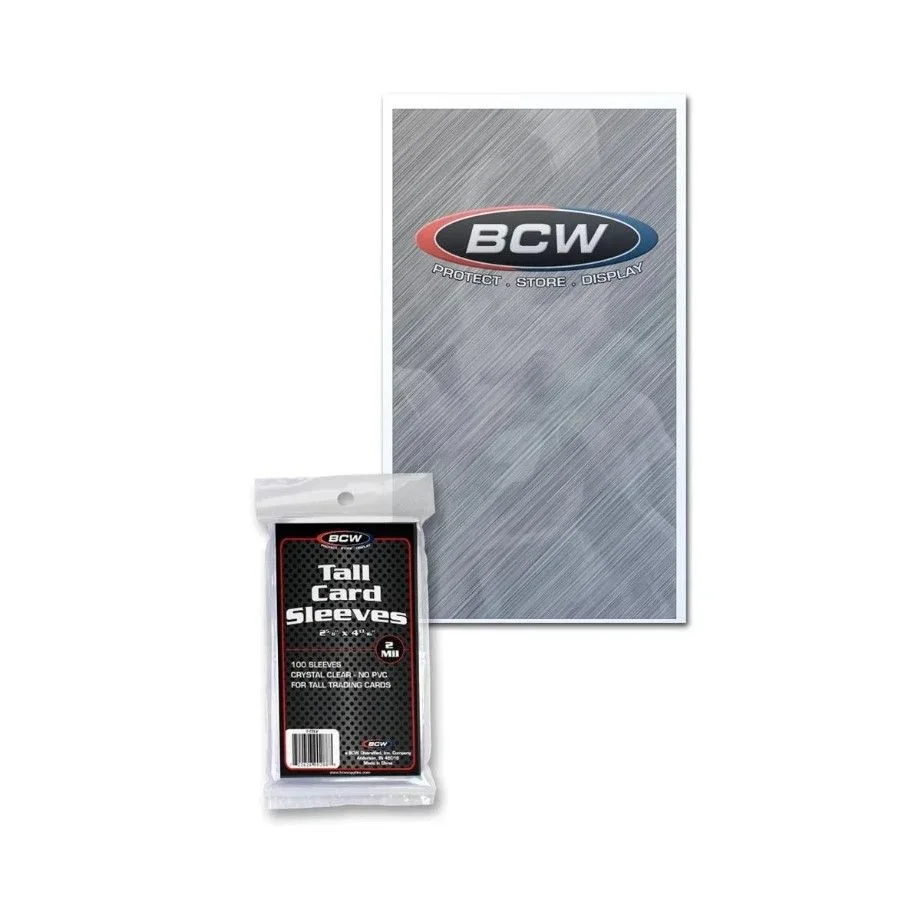 BCW Tall Trading Card Sleeves