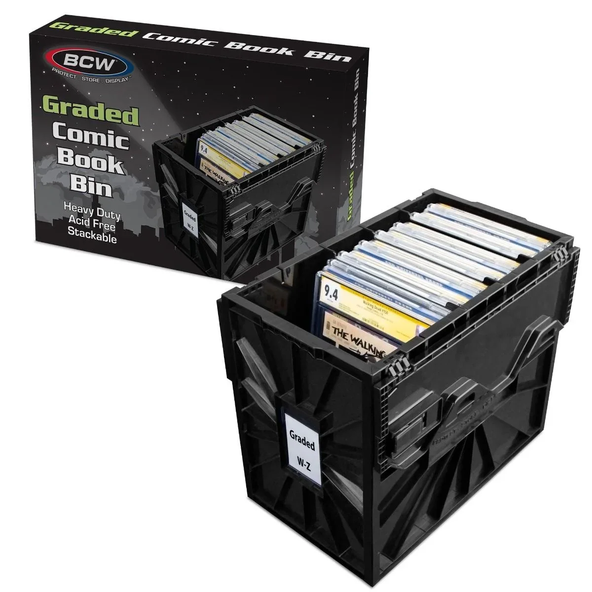 BCW Graded Comic Book Bin - Black