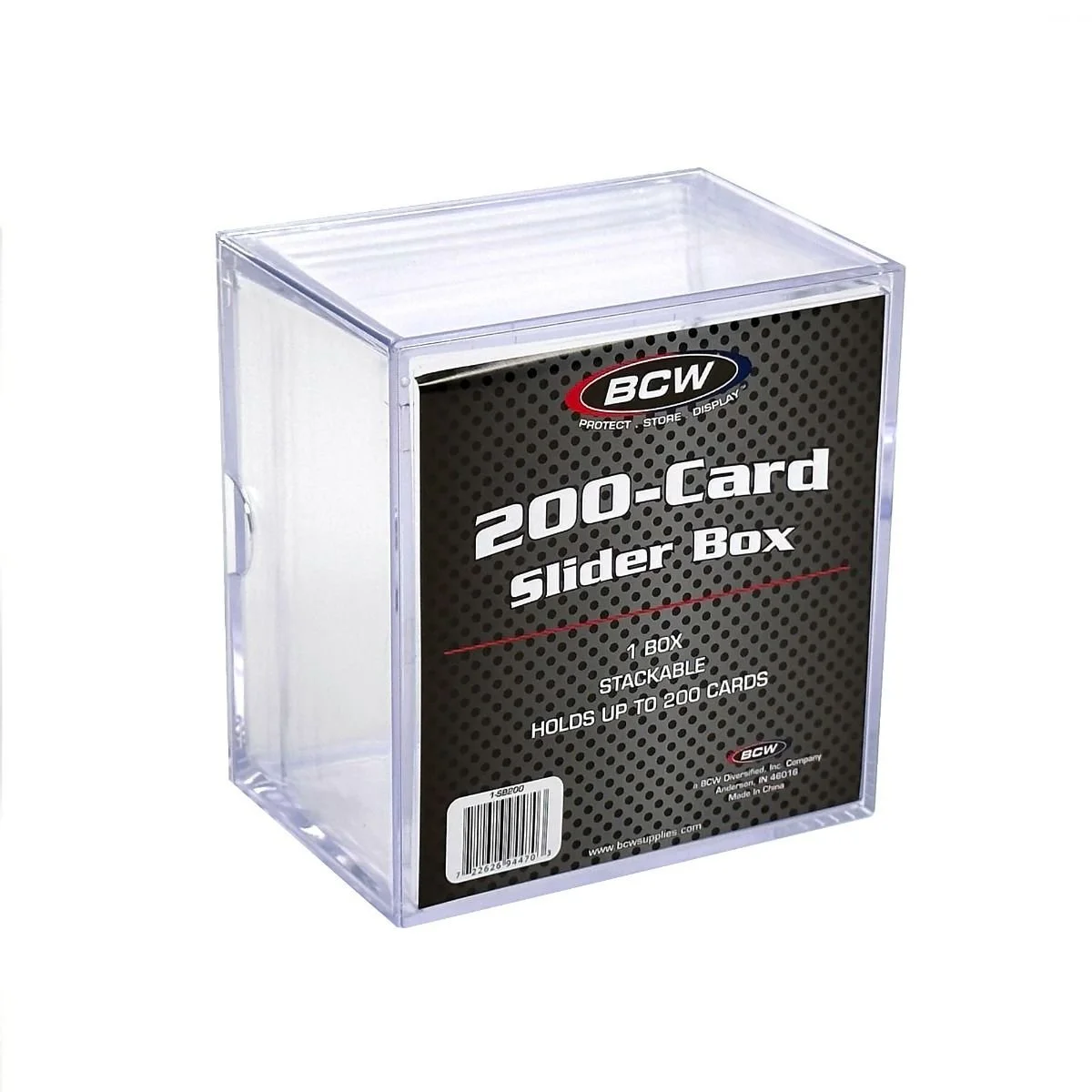 BCW 2-Piece Slider Box - 200 Count