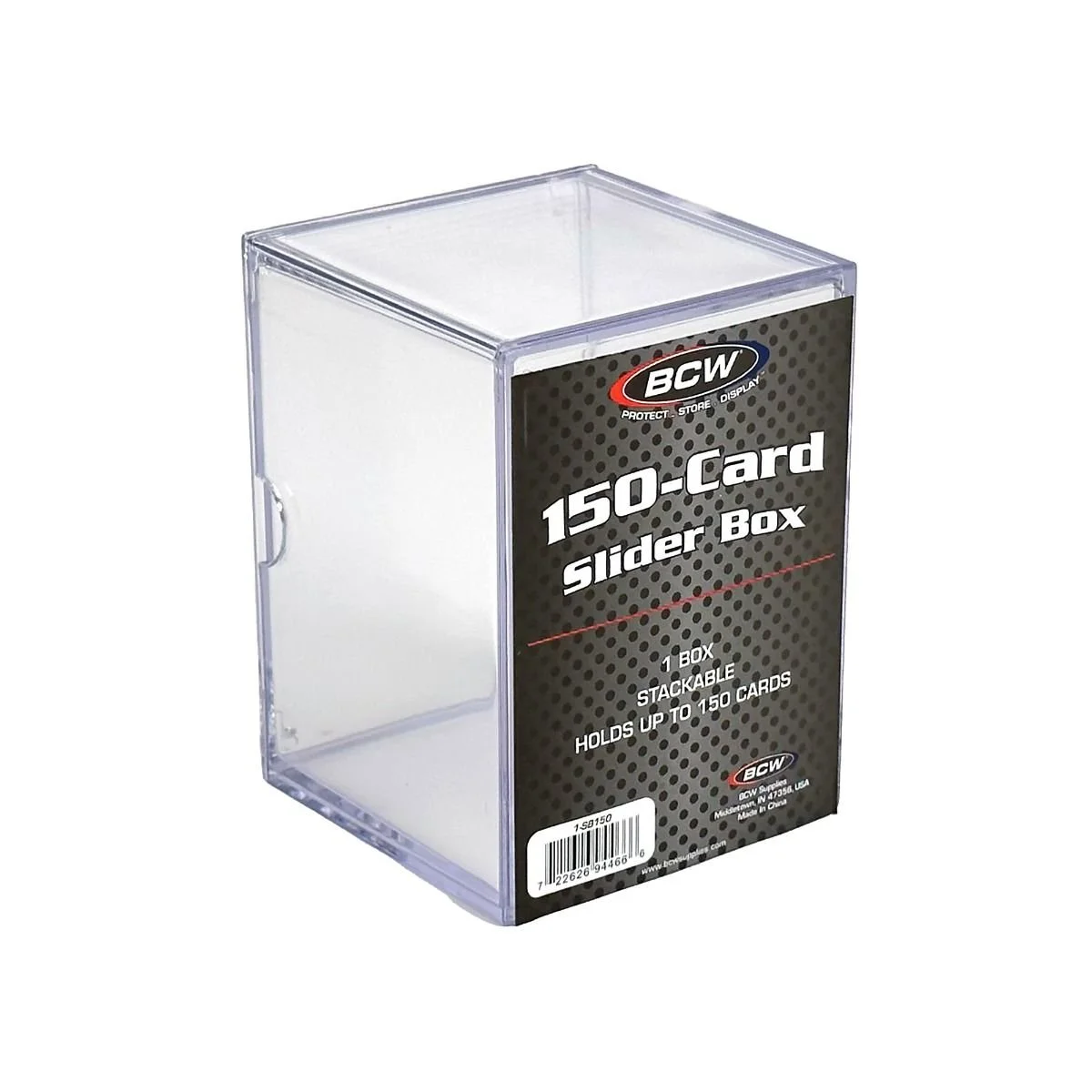 BCW 2-Piece Slider Box - 150 Count