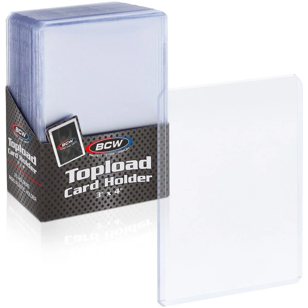 BCW 3x4 Topload Card Holder - Standard