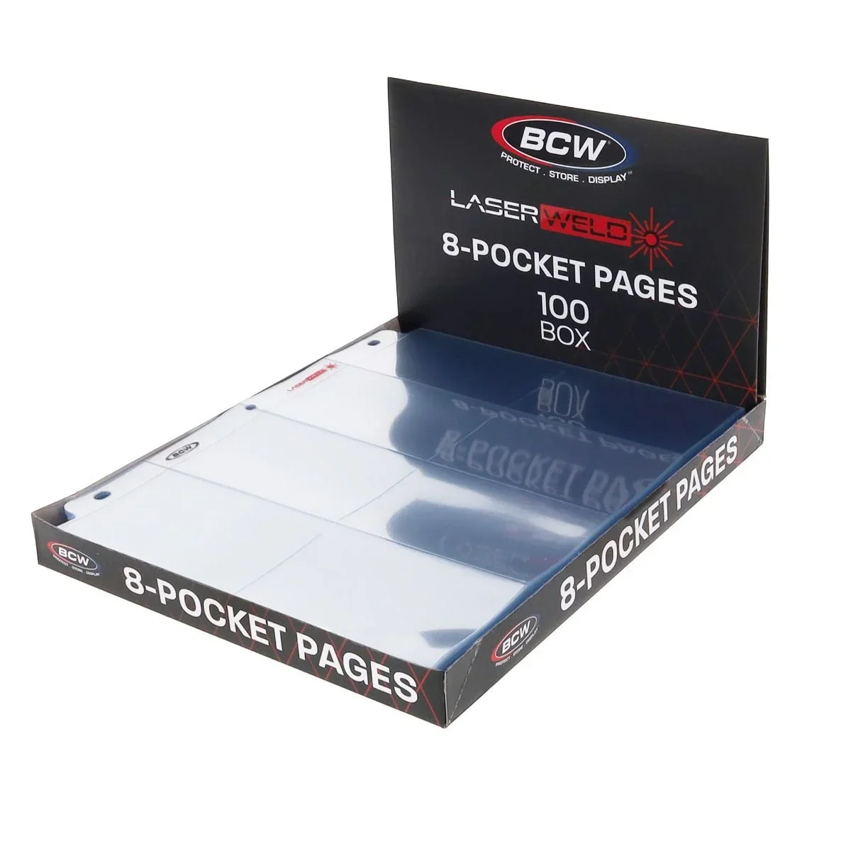 BCW LaserWeld® 8-Pocket Page (100 CT. Box)
