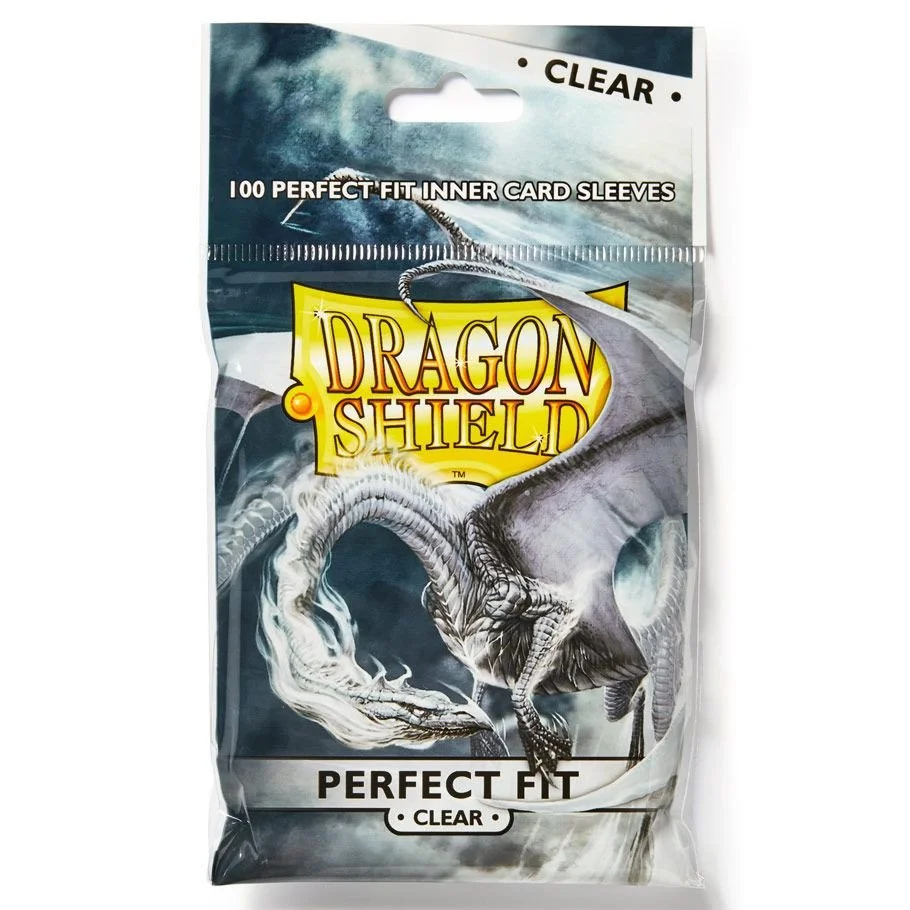 Dragon Shield Deck Protector: Perfect Fit: Clear (100)