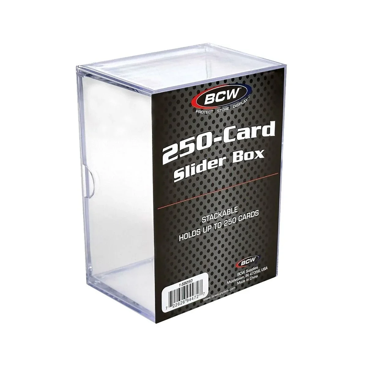 BCW 2-Piece Slider Box - 250 Count