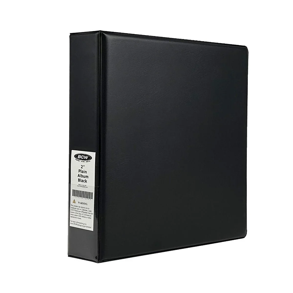 BCW 2 in. Album - Plain - Black