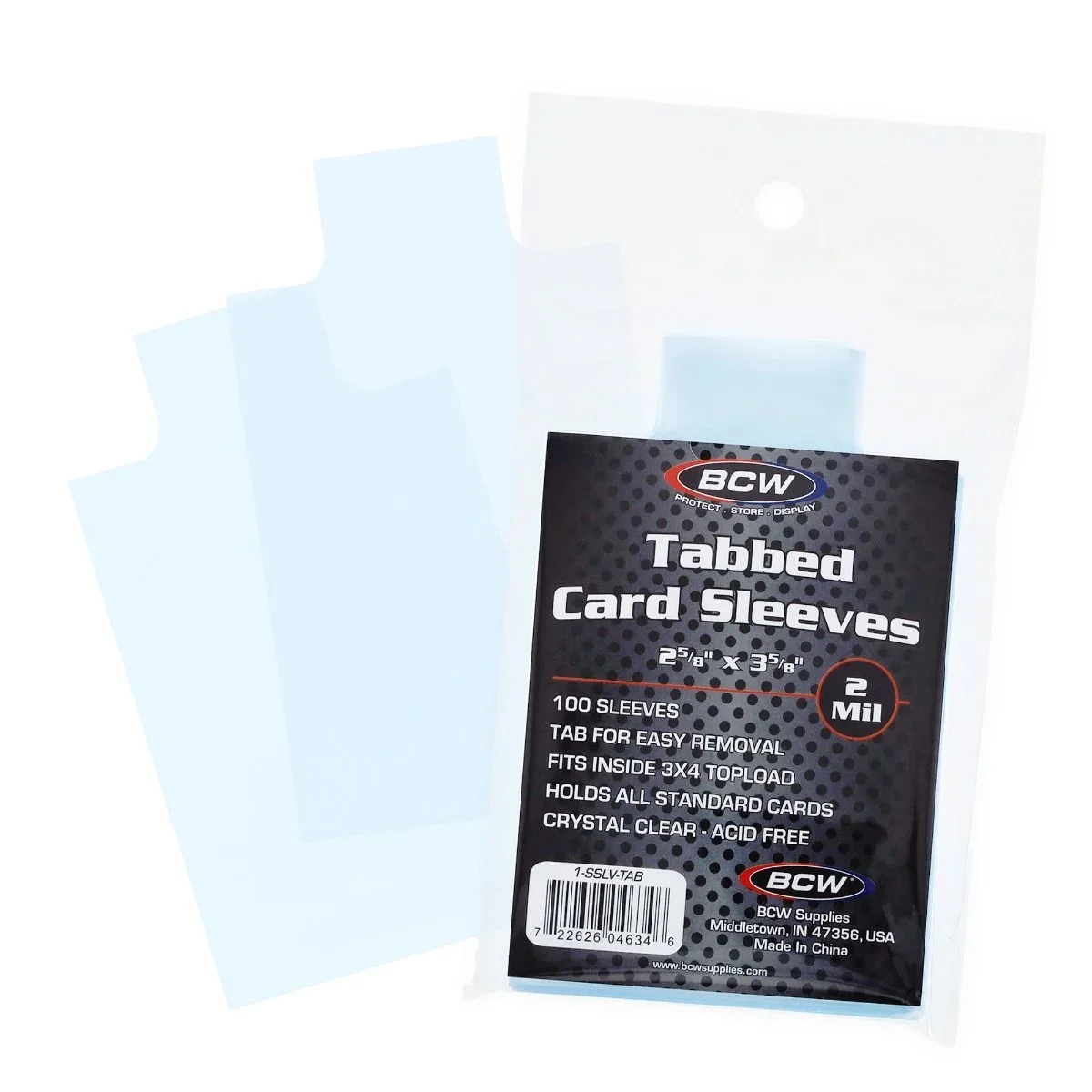 BCW Standard Card Sleeves - Tab