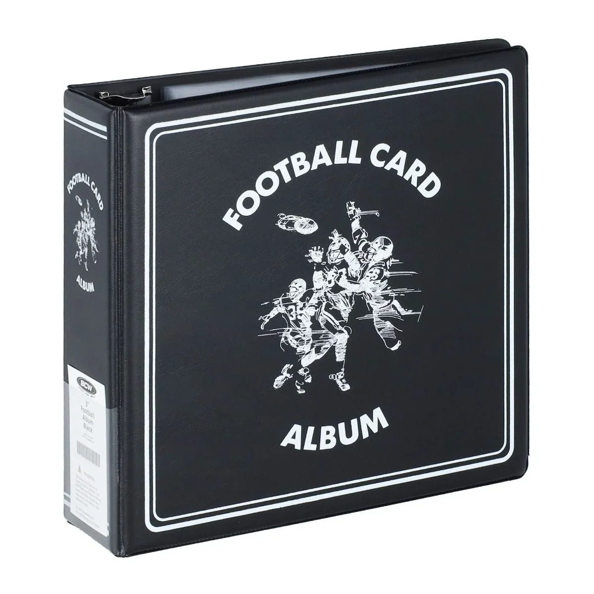 BCW 3 in. Album - Football - Black