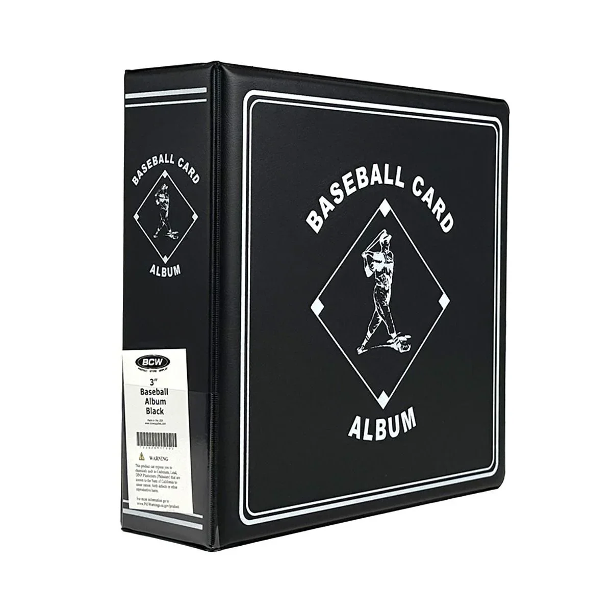 BCW 3 in. Album - Baseball - Black