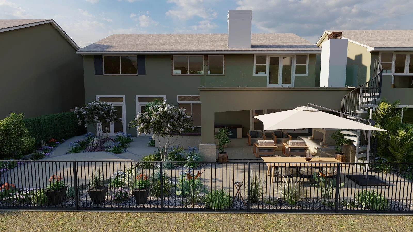 Creating picture-perfect outdoor spaces that complement your home and lifestyle! This yard is about to get a fresh transformation with YKB Design's signature touch of beauty and simplicity. Ready to turn your landscape into a green oasis of tranquill