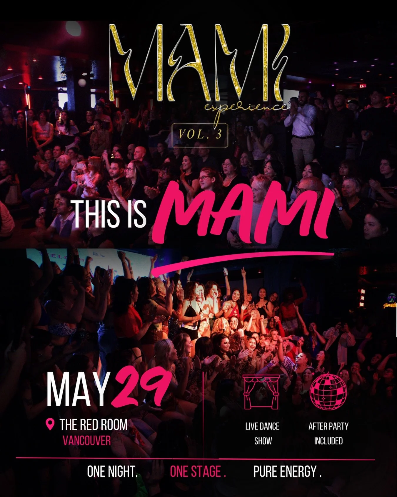 An unforgettable night is coming&hellip; ❤️&zwj;🔥

MAMI EXPERIENCE VOL. 3 brings together the power of Latin heels, incredible guest performances, and an audience energy you NEED to experience live ✨

Expect passion, sensuality, power, culture, perf