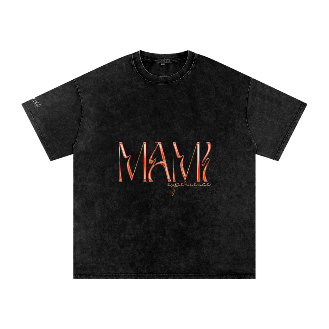 Mami Experience Red logo, Oversized Shirt