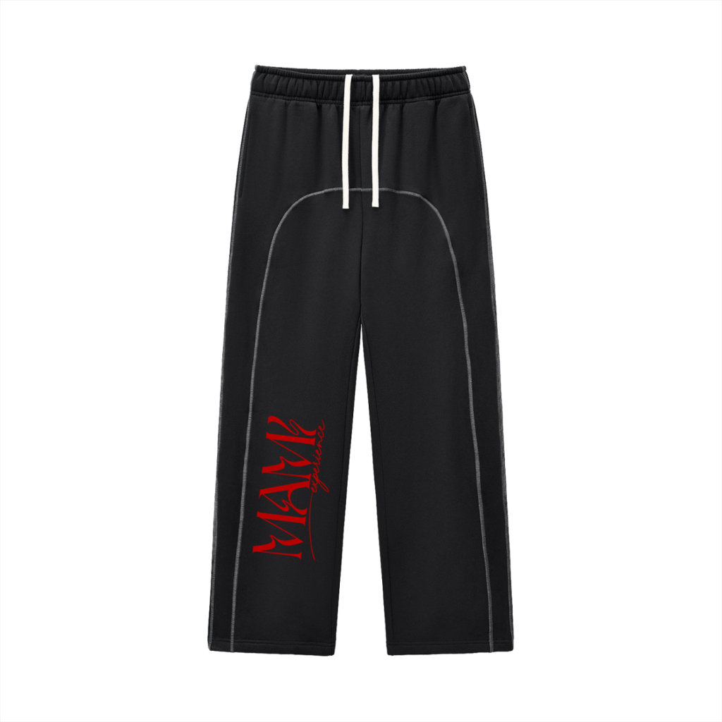 Mami Experience Fleece Sweatpants MATTE RED LOGO