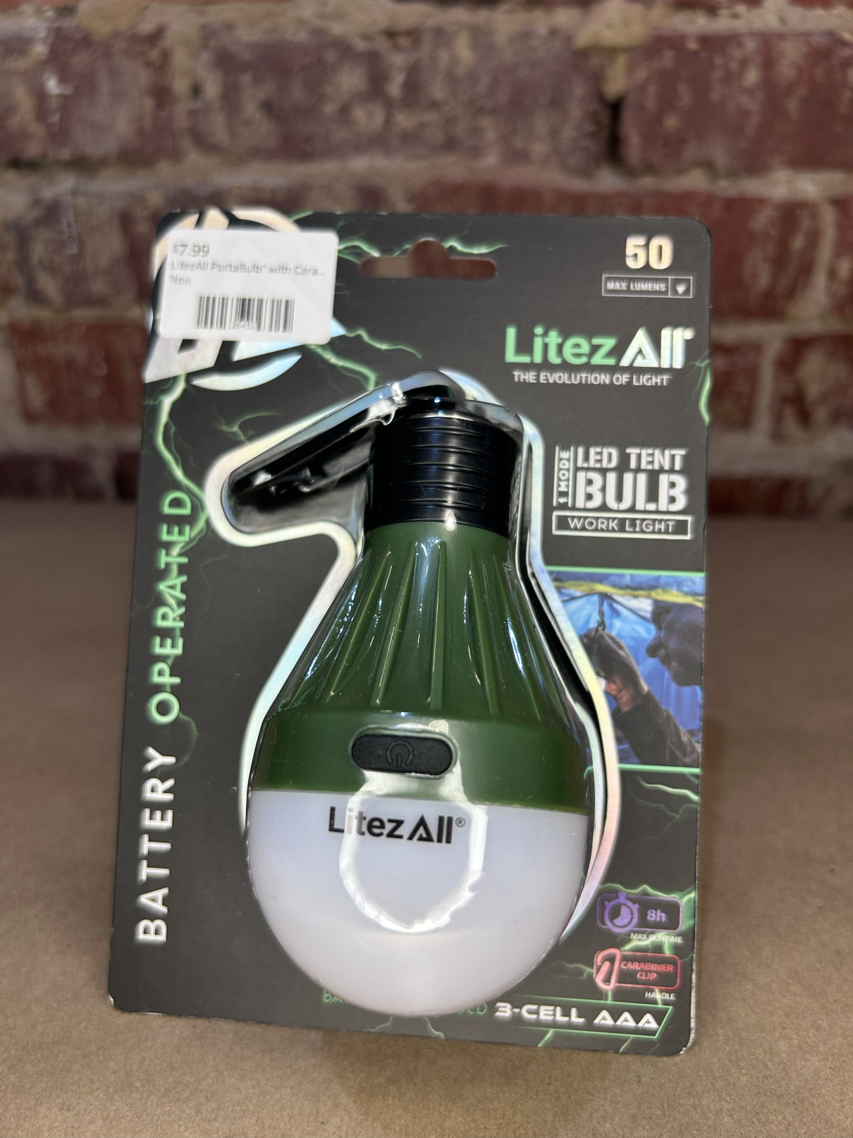 PortaBulb with Carabiner