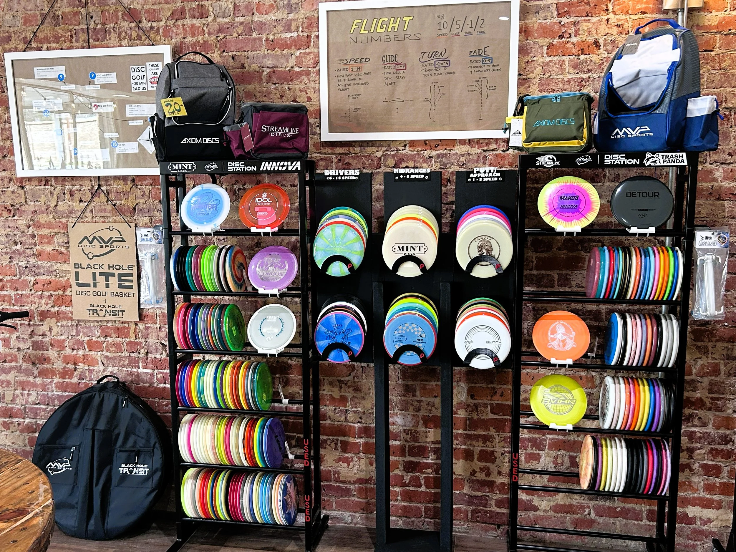 Disc golf discs for sale in East Texas at The Waypoint in Hawkins, TX