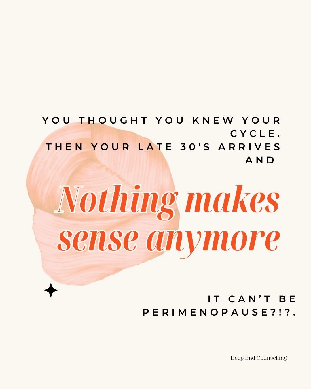 You&rsquo;re not too young, you&rsquo;re not imagining it. 

&ldquo;It&rsquo;s probably just stress&rdquo; is not a complete answer. 

Despite what google searches, most medical professionals and social stories tell us, perimenopause can begin in you