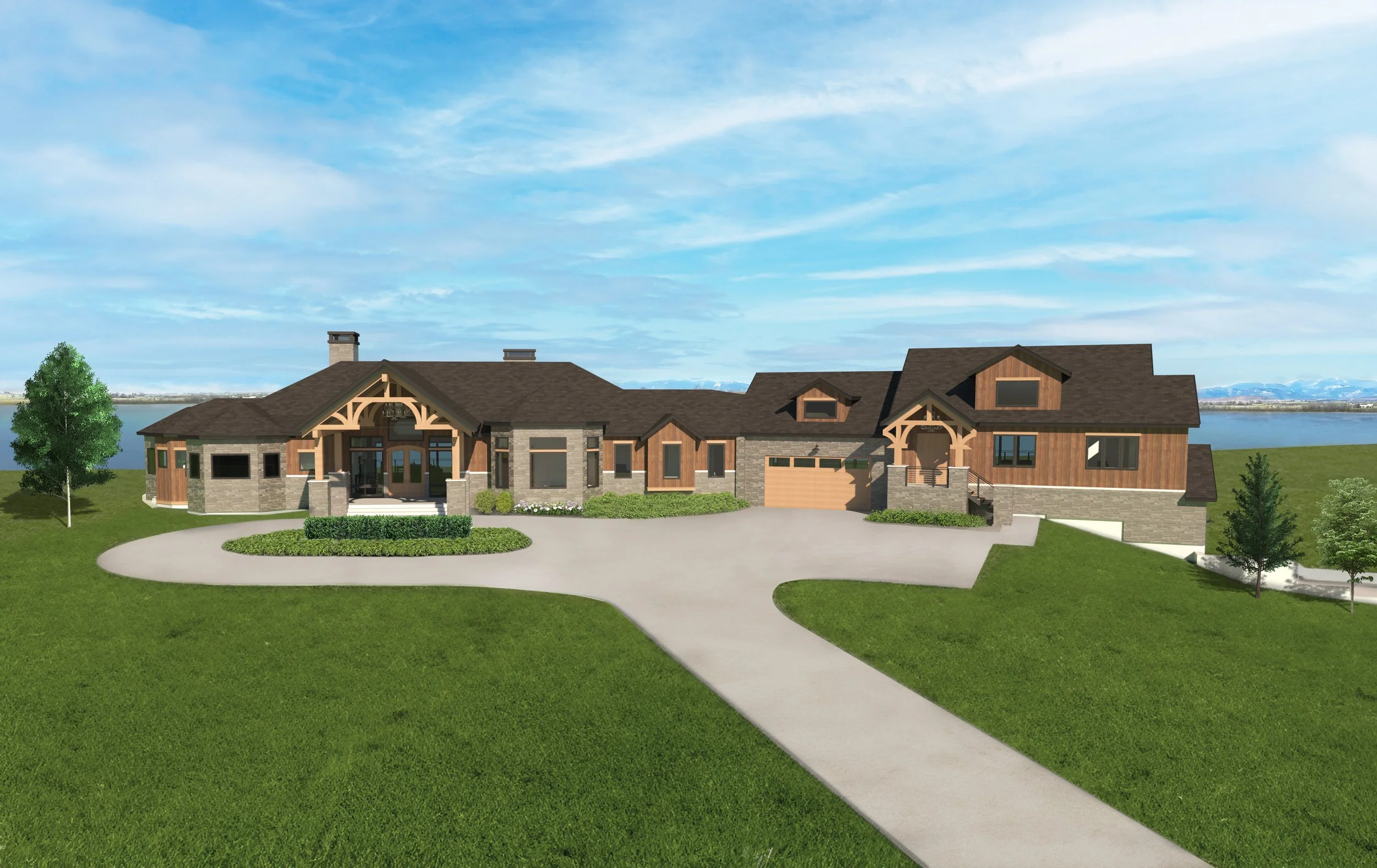Front range mountain home