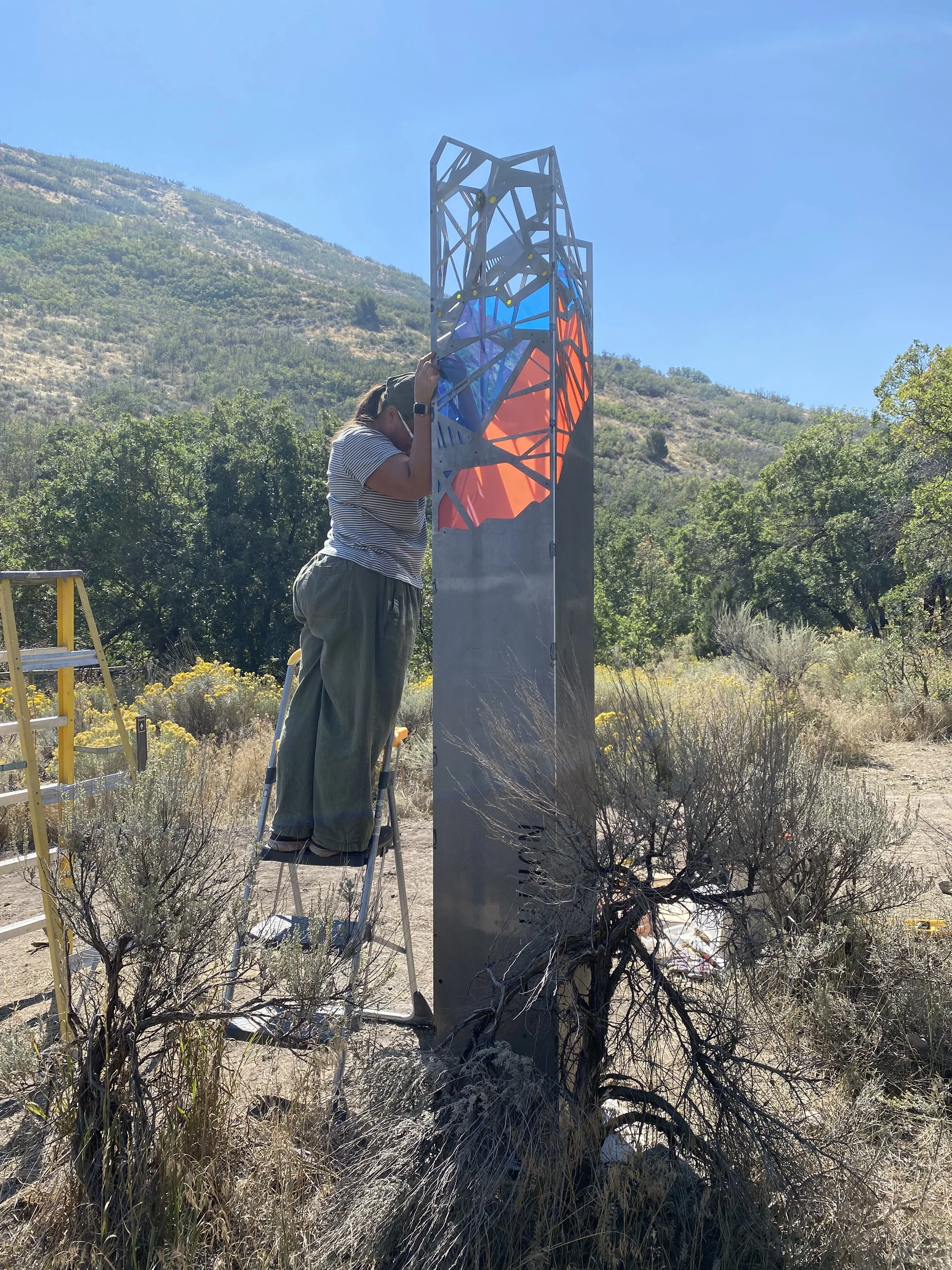 Installing on a 100 Degree Day