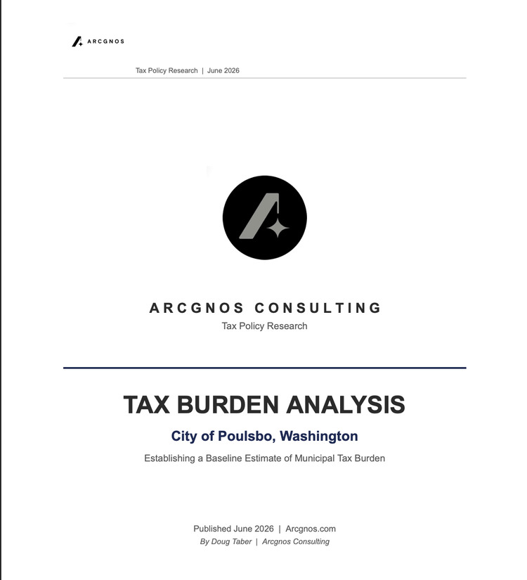  Research Paper exploring the tax burden of residents in a small WA State city. 