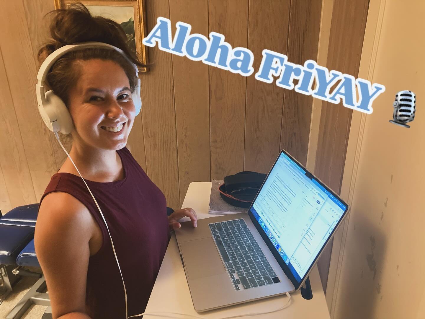 Nerdy Aloha Friday night: me, @descript_app and next week&rsquo;s podcast edit 🤓

I love producing much more than I ever expected, but it is SO MUCH WORK. I&rsquo;m willing to give up movie nights, yoga classes and I forget to eat dinner at least on