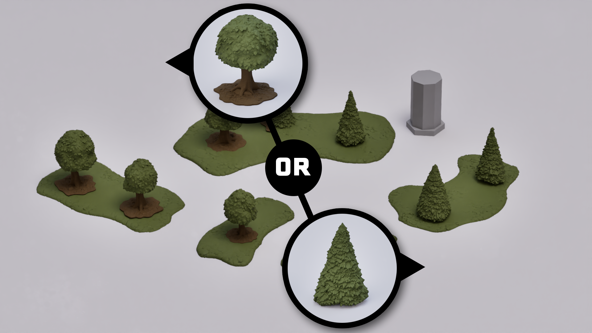 Tree Kit, Pine or Deciduous, B