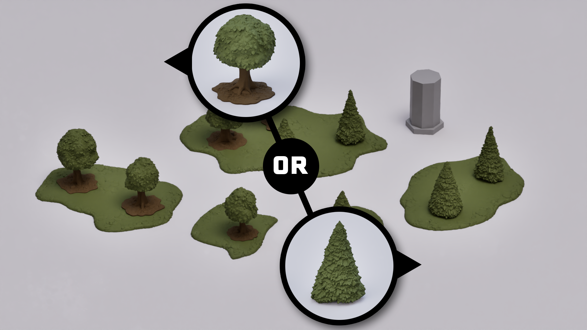 Tree Kit, Pine or Deciduous, A