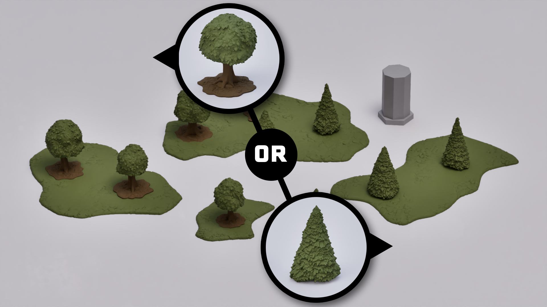 Tree Kit, Pine or Deciduous, D