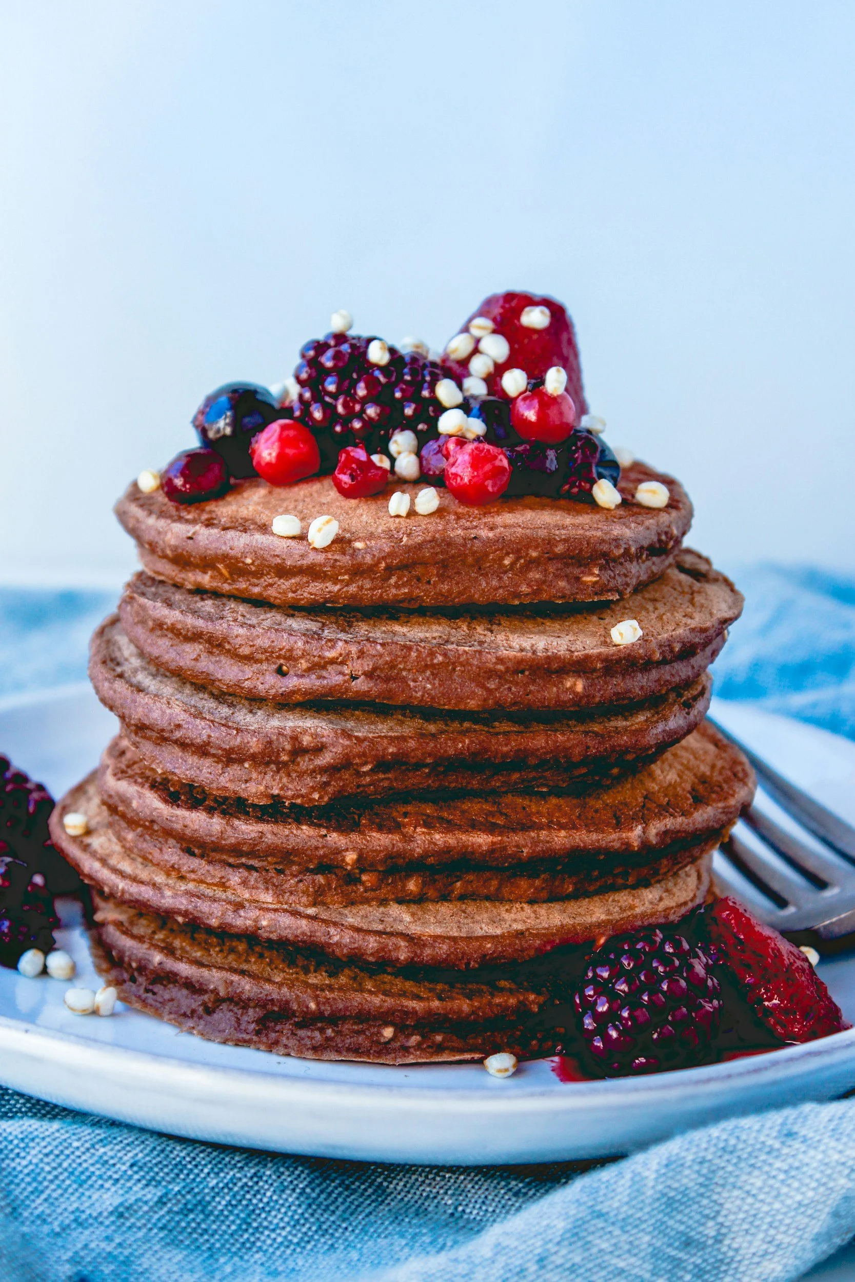 Mini Chocolate Pancakes