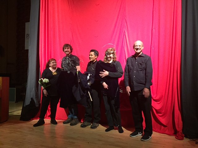 Left to Right: Linda Burman-Hall, Fred C. Riley III, I Made Moja, Caryl Kientz, Larry Reed.