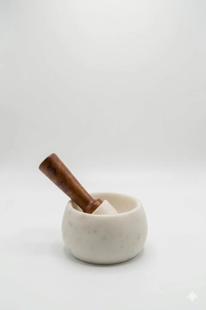 Marble Mortar & Pestle