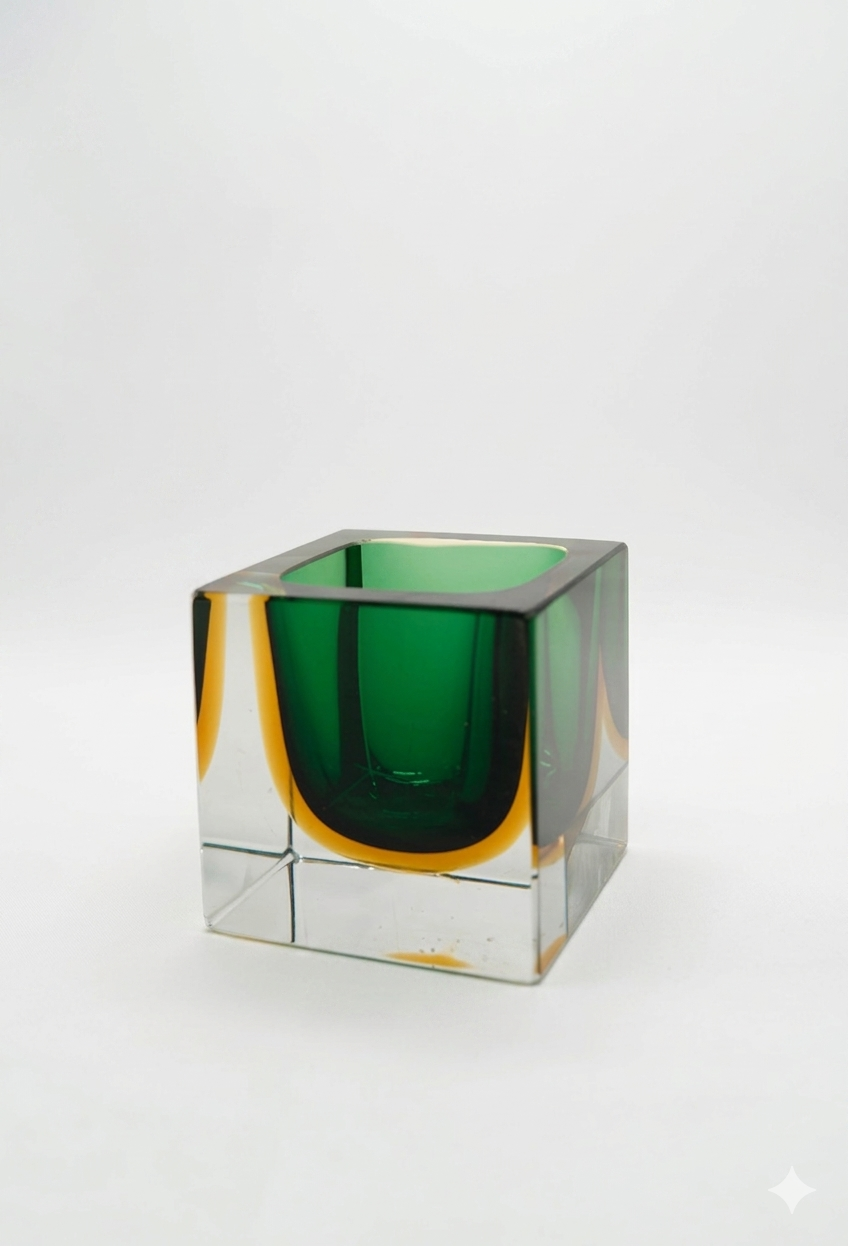Ornamental Glass Cube