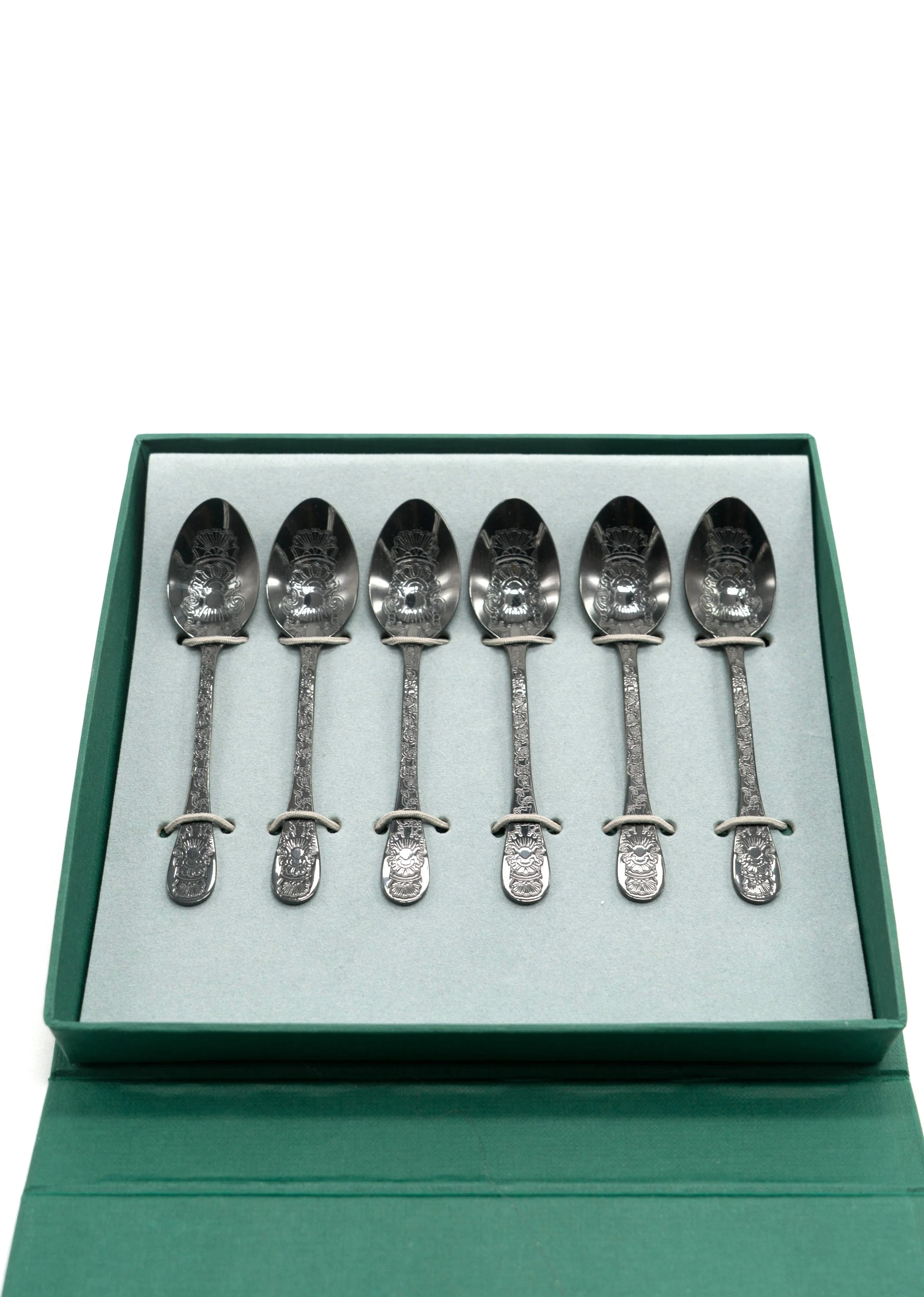 Santa Marta Black Hall Geltex Canteen Coffee Spoons