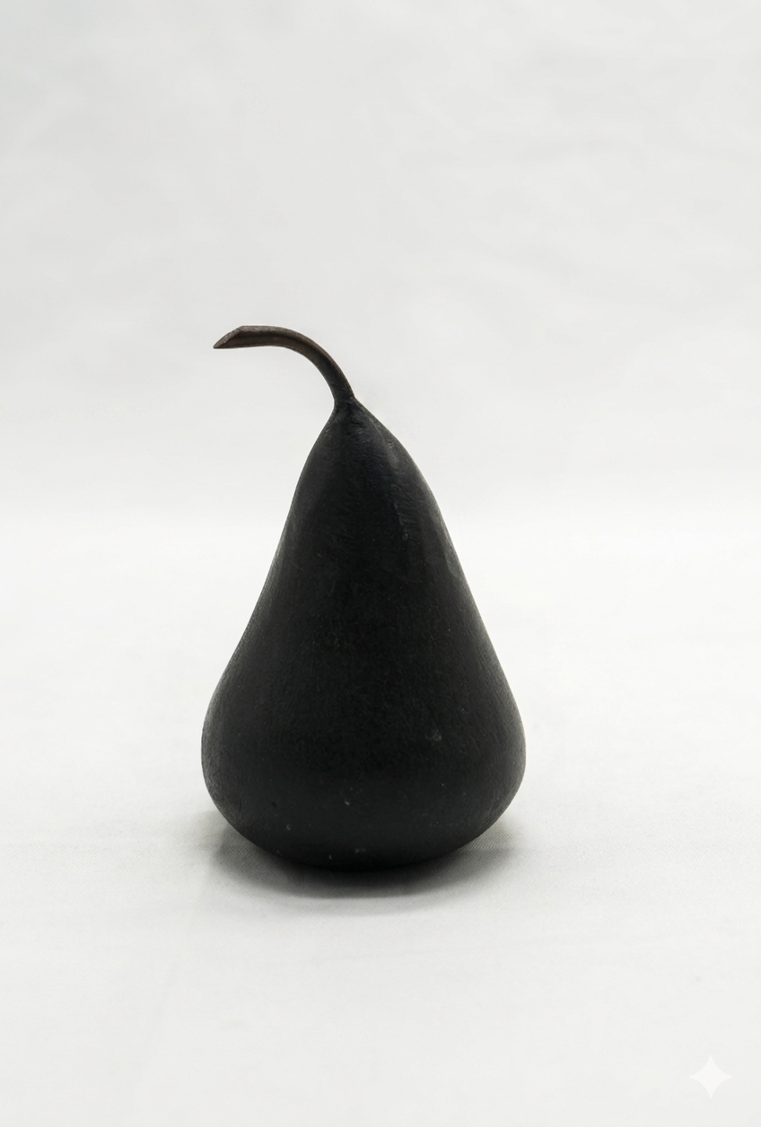 Cast Iron Pear Paperweight