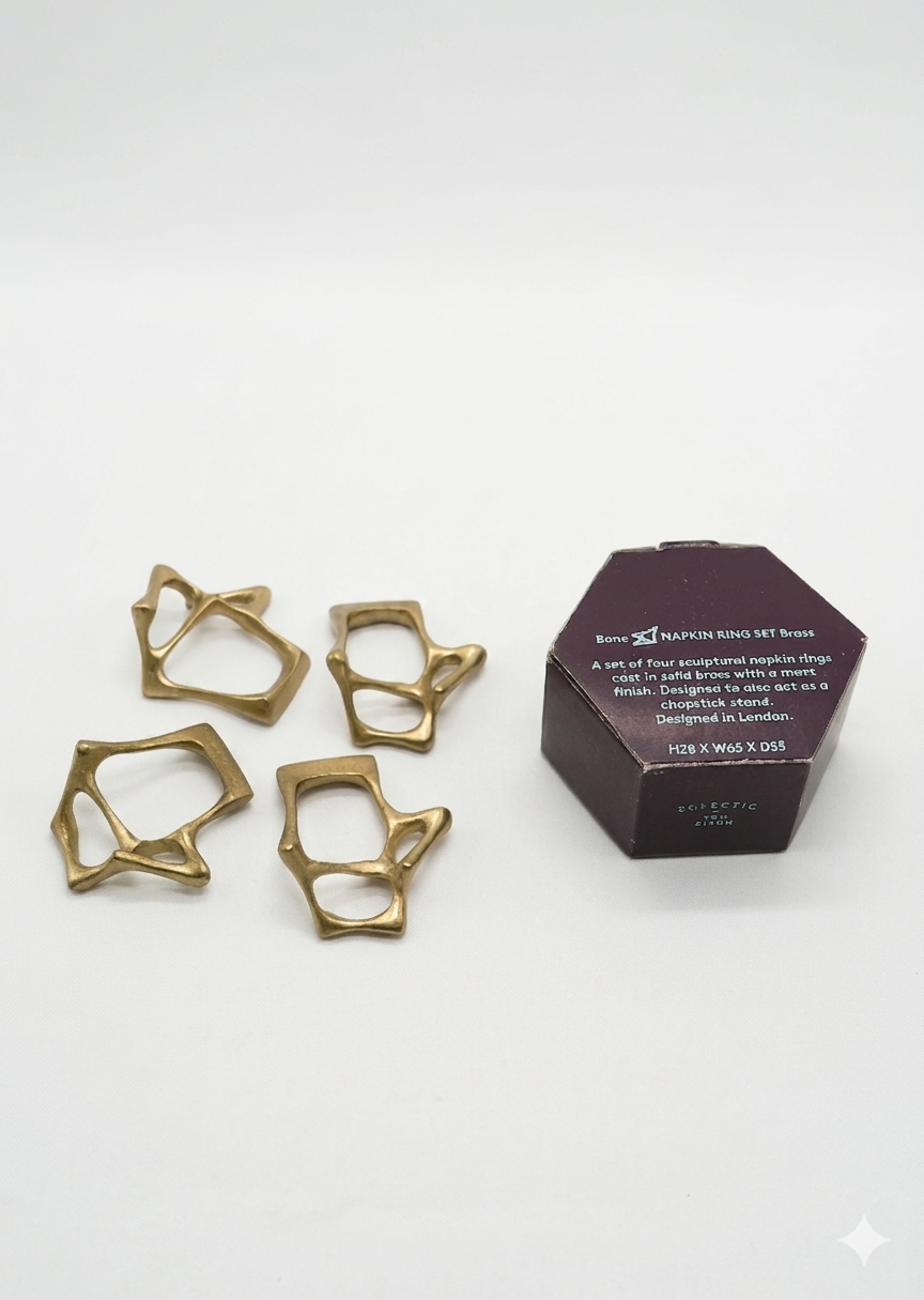 Tom Dixon Brass Napkin Set