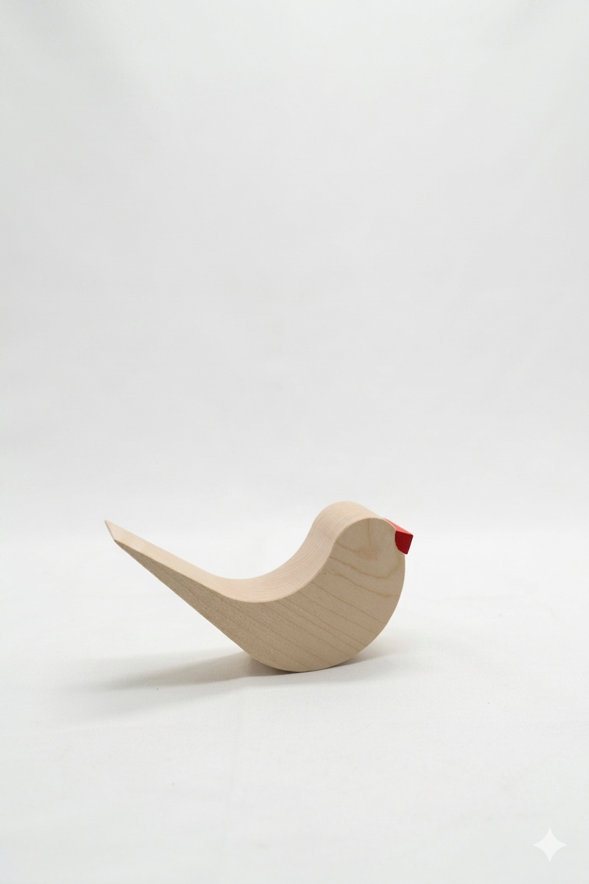 Scandi Style Wooden Bird