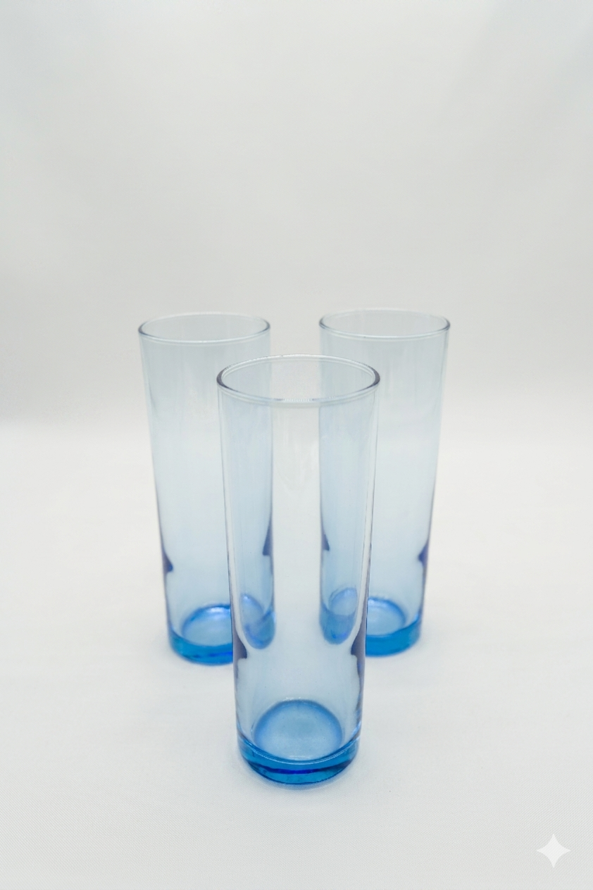 Blue Glass Set