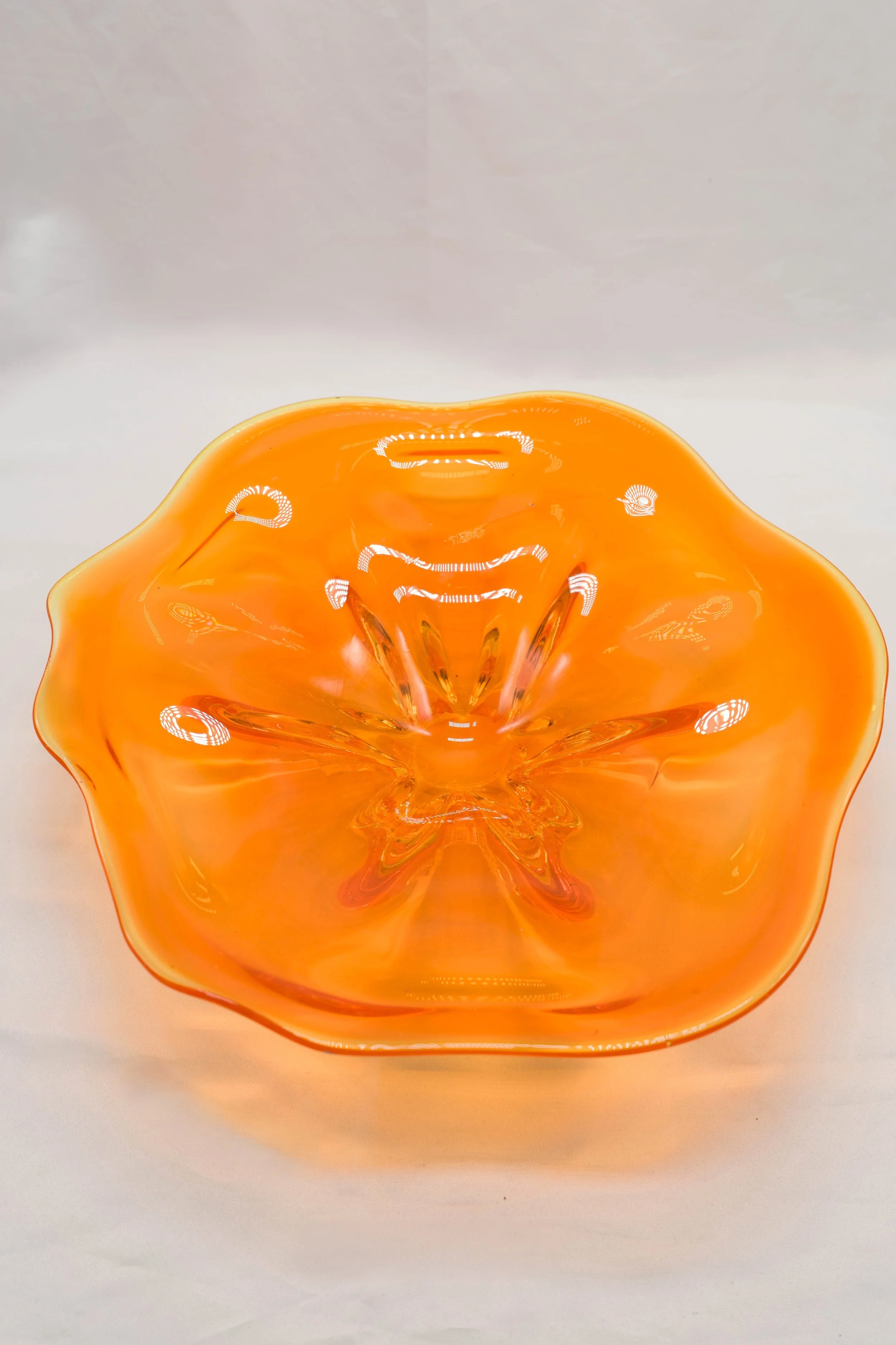 Mid Century Modern Stretch Glass Bowl
