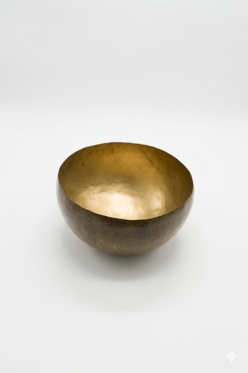 Large Brass Inside Bowl