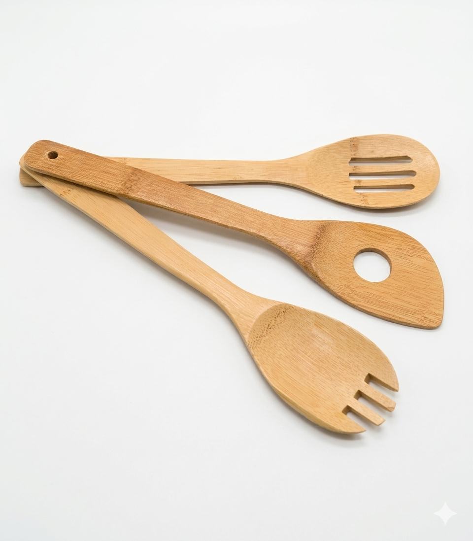 Wooden Kitchen Utensil Set
